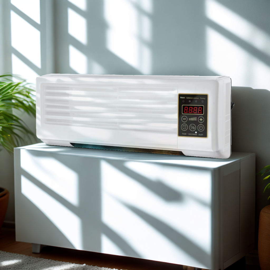 Mini Ventilateur Mural Intelligent – Chauffage & Climatisation